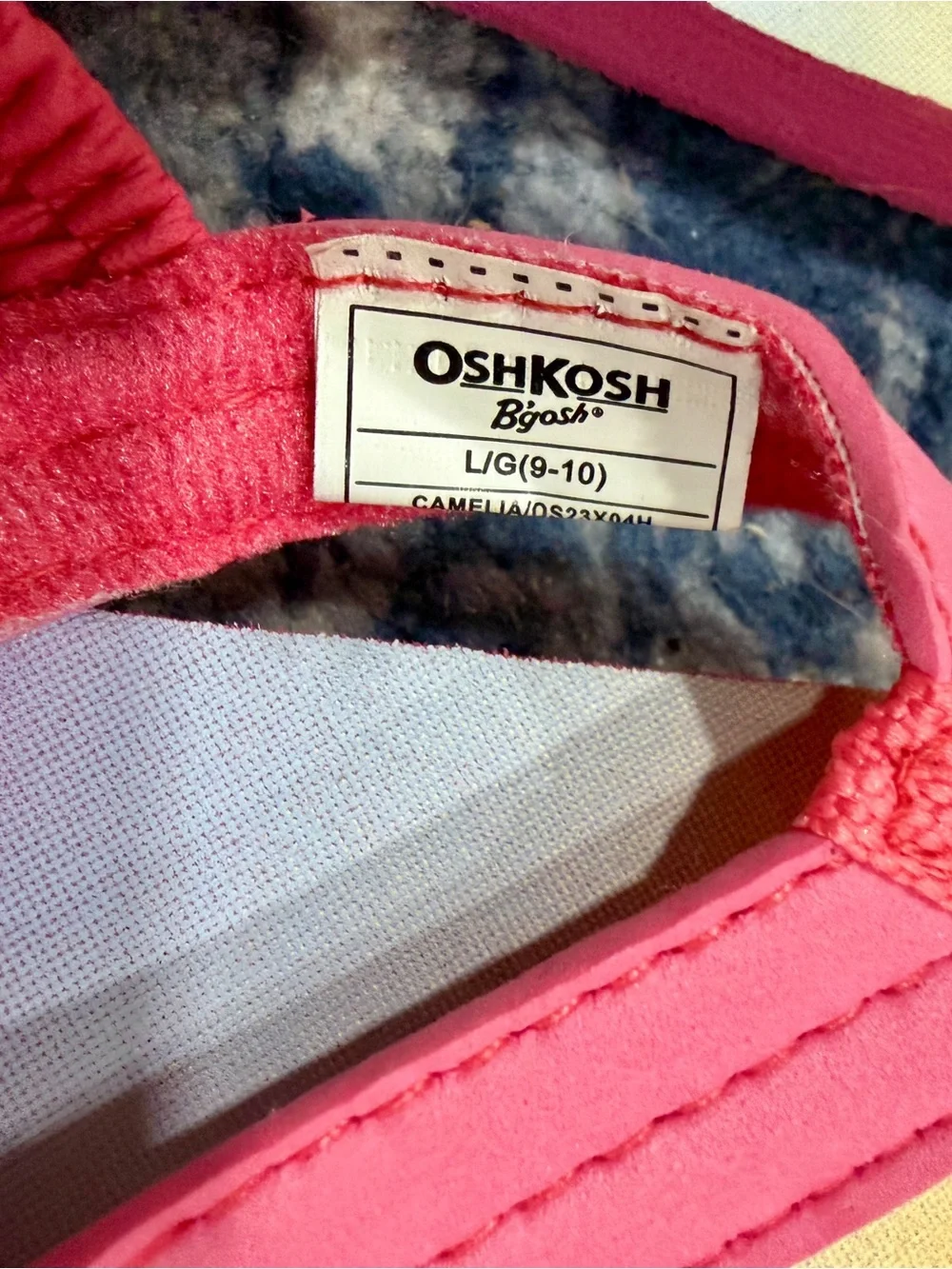 OshKosh B'gosh Girls' Pink to Yellow Ombre Flip Flop Sandals